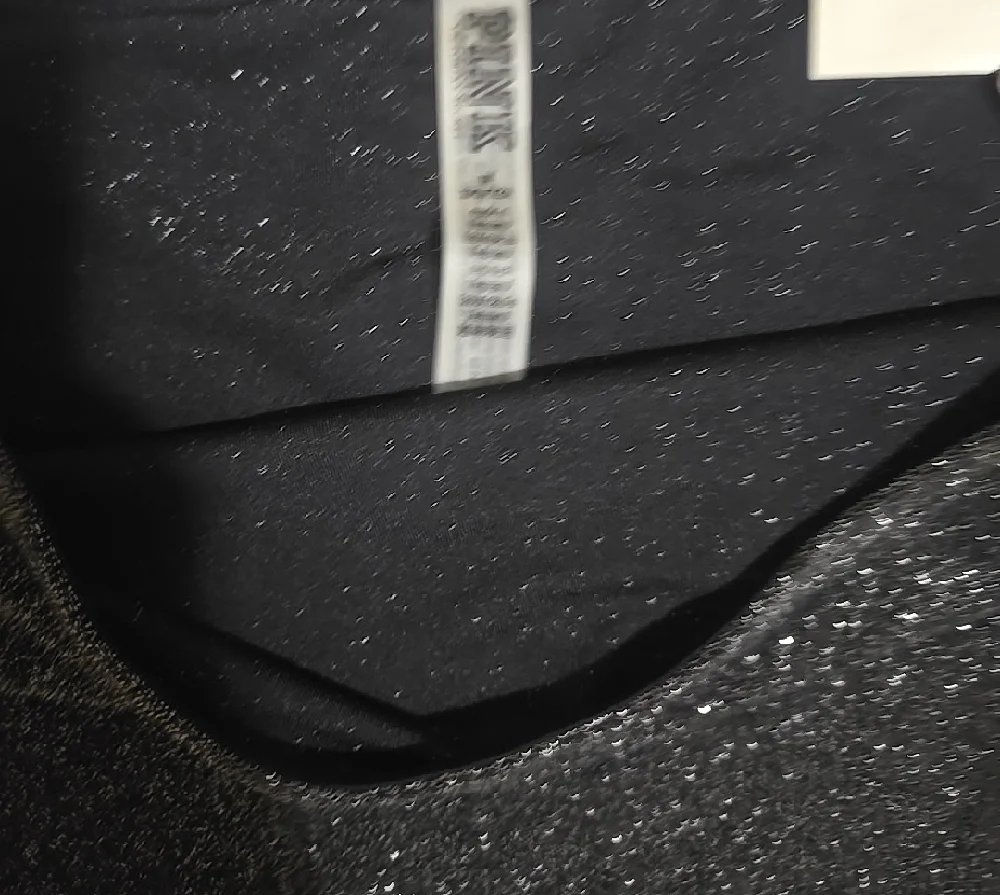 PINK Victoria's Secret Sparkle Black Swimsuit - Picture 5 of 7